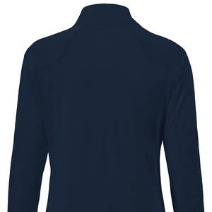 Camiseta de Punto Casual de la Mejor Calidad para Mujer, con Cierre de Cremallera de un Cuarto, al por Mayor, Regular, Ecológica, Transpirable, con Logotipo Personalizado, de Algodón - Product Image 2