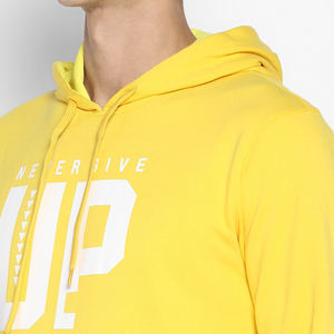 Sudadera con Capucha Personalizada 2025, Estilo Urbano, Color Amarillo, Sudadera Hip Hop para Hombre, Ropa de Invierno - Product Image 2