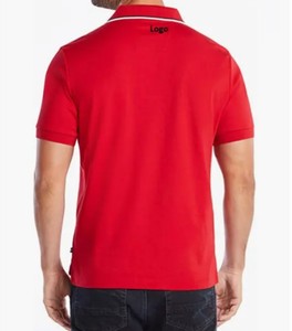 Chemise en coton de haute qualité pour homme, coupe classique, manches courtes, tricotée unie, double col, séchage rapide, directement de l'usine - Product Image 6