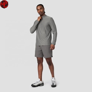 Entrega Rápida, Traje Deportivo Informal, Cuello Redondo, Transpirable, Camiseta Deportiva para Correr, Camisetas de Compresión de Manga Larga para Hombre - Product Image 1