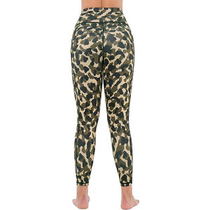 Legging 100% Polyester Spandex pour femme, pantalon moulant, Design personnalisé sans couture - Product Image 2