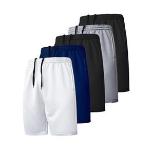 2025 NewDesign Logo personnalisé Short de baseball 95% coton 5% Spandex motif solide taille élastique avec cordon de poche - Product Image 1