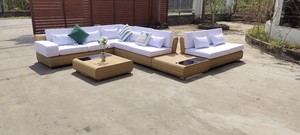 PRSF-211 Poly Rattan Outdoor Furniture Set Modern Waterproof Sofa for Apartment Living Room Villa Hotel Dining Durable - Product Image 2