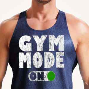 Vente chaude Protection d'été Logo personnalisé Crop Top pour hommes séchage rapide impression numérique tenue décontracté 3D musculation Stringers - Product Image 6