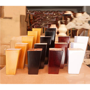Patas de sofá de madera cónicas rectas de mediados de siglo, patas de muebles resistentes y fuertes para cama y silla para mejorar muebles de madera - Product Image 4