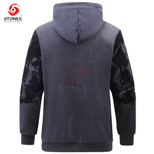 Sweat à capuche pour homme de haute qualité, élégant, d'hiver, avec impression personnalisée, design surdimensionné, streetwear décontracté, en molleton de coton - Product Image 2