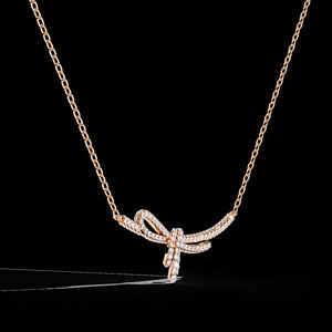 Lujo clásico 14K oro laboratorio cultivado diamante collar CVD HPHT joyería accesorio - Product Image 3