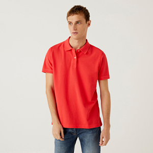 เสื้อกีฬาปักลายกอล์ฟลำลองผ้าสแปนเด็กซ์/ โพลีเอสเตอร์ถักแขนสั้น - Product Image 5