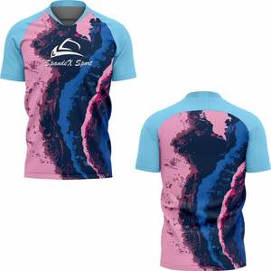 ชุดเสื้อเจอร์ซีย์ฟุตบอลสำหรับผู้ชายชุดเสื้อฟุตบอลผ้าโพลีเอสเตอร์ซับลิเมชัน100% ออกแบบได้ตามต้องการพร้อมโลโก้ - Product Image 3