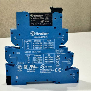Venta al por mayor 34.51.7.060.0010 Buscador de relé delgado con 4 polos y Relé de bobina tipo enganche para usos industriales - Product Image 1