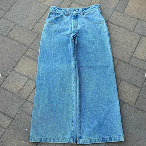 Pantalones holgados de mezclilla para hombre de alta calidad hechos a medida de fábrica de estilo callejero, cómodos, a un precio razonable para la primavera - Product Image 3