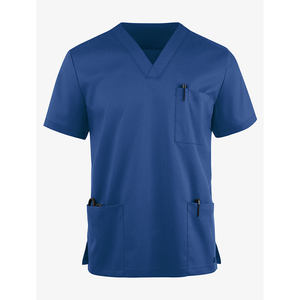 Uniformes Médicos Unisex 2024, Trajes de Enfermería Personalizados al por Mayor, Conjuntos de Uniformes Elásticos de Alta Calidad con Cuello en V para Mujeres y Hombres - Product Image 5