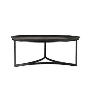 Table basse en métal massif avec construction durable et design minimaliste pour les meubles de salon de style et les intérieurs confortables - Product Image 1