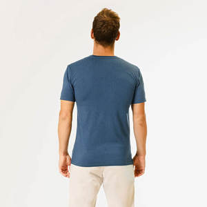 T-shirt pour homme, coupe confortable, de haute qualité, blanc, 100% coton, vêtement de qualité, respirant, manches courtes, parfait pour l'été, col rond - Product Image 6