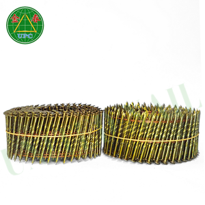 Clavos de bobina de vástago liso de 1-1/4 pulgadas, tamaño personalizado para pistola de clavos neumática de paleta, cabeza a cuadros, precios competitivos, fábrica de Vietnam - Product Image 4