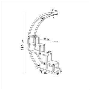 Pots de plantes en métal gris de style industriel vintage, grands jardinières décoratives en zinc pour la décoration de la maison, du jardin et des hôtels, succulentes ondulées - Product Image 3