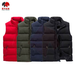 Chaleco Acolchado de Invierno para Hombre, Logotipo Personalizado, Ropa Exterior sin Mangas Aislada, Fabricación OEM y ODM - Product Image 2