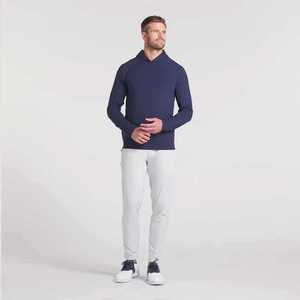 Sweat à capuche pour homme en molleton de coton épais, coupe classique, avec poche, cordon de serrage, logo personnalisé brodé et imprimé, vente en gros - Product Image 5