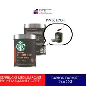 Star bucks Distributeur Autorisé Malaisie Premium 90g Torréfaction Moyenne Instantanée Micromoulu Arabica Café en Poudre en Vrac Noix Chocolat - Product Image 2