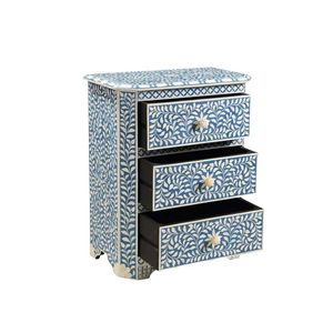 โต๊ะข้างทำจากไม้ทำมือพร้อมลูกศร2ประตูแบบฝังที่วางโต๊ะและท้ายโต๊ะสำหรับห้องนั่งเล่นและเฟอร์นิเจอร์ครัว - Product Image 5