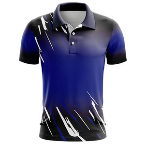 Polo de golf décontracté de haute qualité, design personnalisé, manches longues ou courtes, coupe décontractée, extensible, coton frais, motif imprimé - Product Image 3