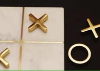 Jeu de Tic Tac Toe en résine fait main |   Modèle |   Jeu de réflexion classique artisanal |   Décoration de maison jouet