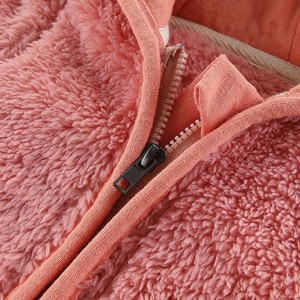 Abrigo de invierno para niños con logotipo personalizado, ropa de abrigo ecológica de algodón polar grueso y cálido para bebés y niños pequeños - Product Image 5