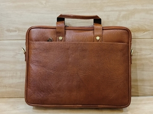 กระเป๋าถือแล็ปท็อปหนังแท้แบบลำลองน้ำหนักเบา พร้อมซับในไนลอน เป็นมิตรกับสิ่งแวดล้อม สำหรับทุกเพศ เหมาะสำหรับวันพ่อ - Product Image 5