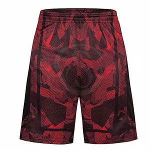 Concevez vos propres shorts décontractés pour hommes avec taille élastique et motif uni en polyester/coton, service personnalisé OEM - Product Image 1