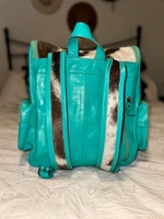 Sac à bandoulière pour femme en cuir véritable de qualité supérieure, fait main, style bohème vintage, avec une seule bandoulière, décoration en pompon, fermeture éclair