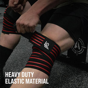 Durable Neoprene <b>Knee</b> <b>Wraps</b> for Strength Training Powerlifting Bodybuilding Workout-<b>Knee</b> Injury Protection - Product Image 3