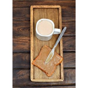 Bandeja de Servir de Madera con Diseño Impreso y Recubrimiento de Esmalte, con Asas, para Desayuno, Café, Bocadillos, Fiestas, Decoración del Hogar, Ramadán, Bodas - Product Image 3