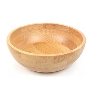 Fabricante de cuencos de madera para servir, cuencos de sopa al por mayor con acabado personalizado, ensaladera elegante de forma redonda - Product Image 2