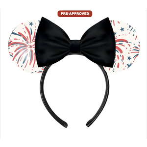 Ethereal Custom H.E.R. Accesorios de Fábrica Directa: Diadema de Vinilo con Diseño Pre-Aprobado, Orejas de Ratón Conceptuales Hechas a Medida para el Cabello - Product Image 1