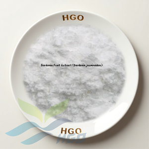 HGO Fournisseur direct d'usine d'extrait naturel de fruit de gardénia (Gardenia jasminoides) de qualité alimentaire, extrait standardisé de génipine à 98% - Product Image 1