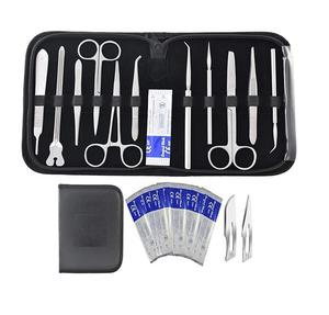 ชุดเครื่องมือสำหรับสัตวแพทย์ชุดผ่าสำหรับนักเรียนพร้อมเคสหนัง - Product Image 1