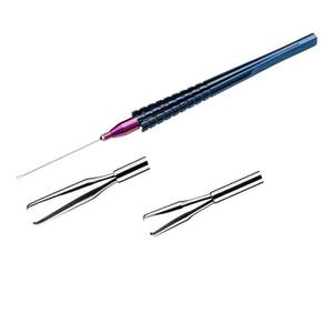Haute qualité ISO 13485 certifié CE réutilisable titane Micro Vitreo-rétinien myopie pince 20G-25G Instrument chirurgical manuel - Product Image 1