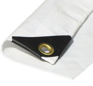 HIEP QUANG – tente imperméable PE HDPE, bâche d'ombrage extérieure, taille personnalisée en blanc - Product Image 4