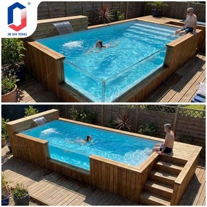 Piscina de Contenedor Marítimo de 40 Pies, Estructura de Fibra de Vidrio Personalizada, Equipo Completo, Piscina Comercial - Product Image 2