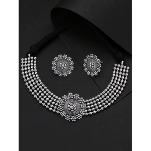 Bijoux ronds en alliage oxydé à pois pour les occasions festives - Product Image 1
