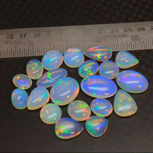 หินโอปอลเอธิโอเปียอัญมณีทรงหลวมสีผสมหลากสี - Product Image 6