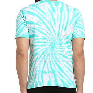 Factory Direct Supply Casual Style Men Tie <b>Dye</b> T Shirts Breathable Wear Durable <b>Material</b> Tie <b>Dye</b> T Shirts - Product Image 5