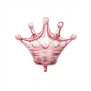 Corona di palloncini Party Love in oro rosa, 76 cm, confezione da 12 pezzi - Product Image 2