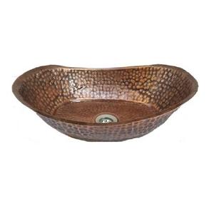Top Trending Copper Drop in Round <b>Kitchen</b> <b>Sink</b> Hand Hammered Design Single <b>Bowl</b> Basin Bathroom Vessel <b>Sink</b> - Product Image 5