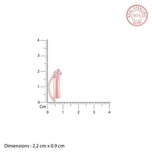 Pendientes de Cristal Esperanza y Felicidad de Oro Rosa - Product Image 2