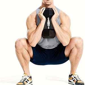 Özel Logo 50 Adet Altıgen Dambıl Seti Kauçuk+Dökme Demir Dayanıklı Yüksek Kaliteli Fitness Egzersiz Unisex RUIBO RB-088 - Product Image 2