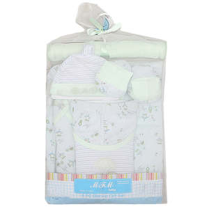 Set de Regalo para Bebé Recién Nacido de 8 Piezas - Verde Claro - Product Image 1