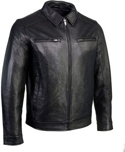 Haute demande Dernière conception personnalisée en cuir de vachette véritable Manteau long de haute qualité respirant Style vintage OEM Veste en cuir pour hommes - Product Image 6