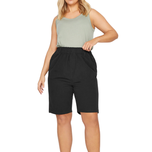 Shorts de Compresión de Talla Grande, Cintura Alta, Soporte Atlético, para Entrenamiento, Gimnasio, con Ajuste Cómodo y Elástico - Product Image 3