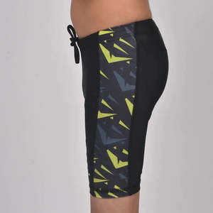 Shorts de Natación Competitivos para Niños, Negros, de Spandex, Modelo 31SB25 - Product Image 3